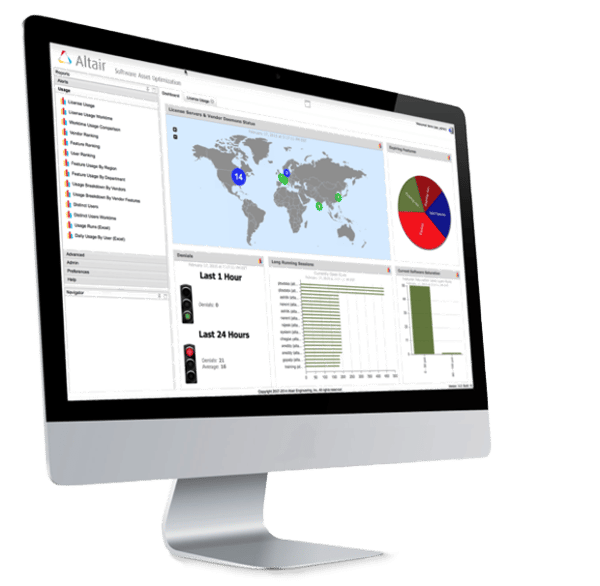ソフトウェア資産管理と使用状況分析 Altair SAO