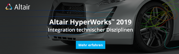 Altair HyperWorks 2019: Integration technischer Disziplinen