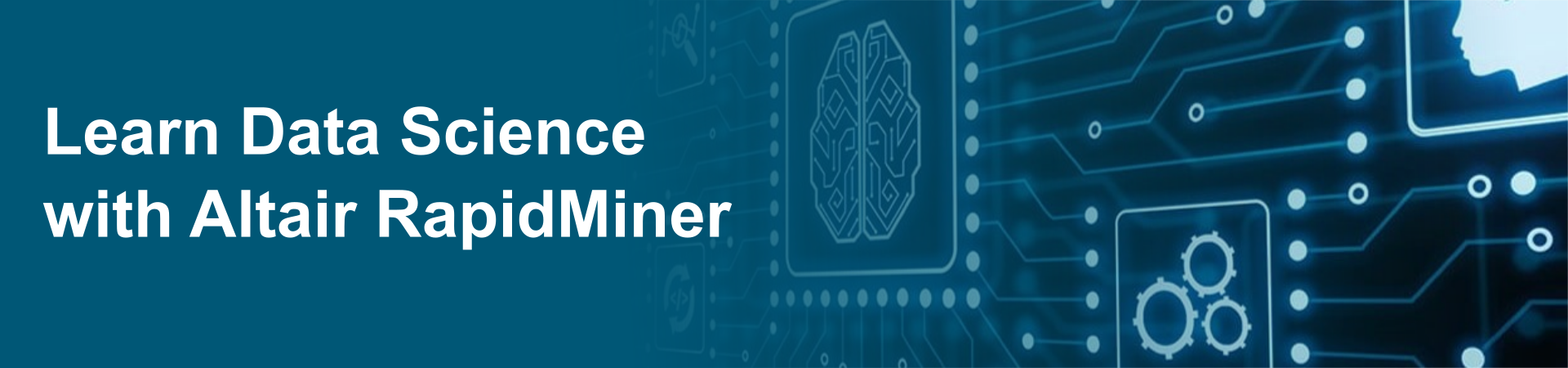 RapidMiner Banner Deep Blue - Sarah
