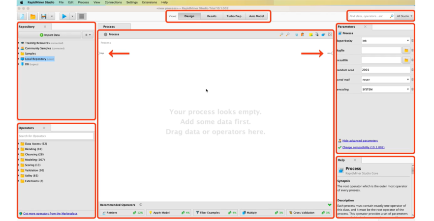 Rapidminer GUI Intro2